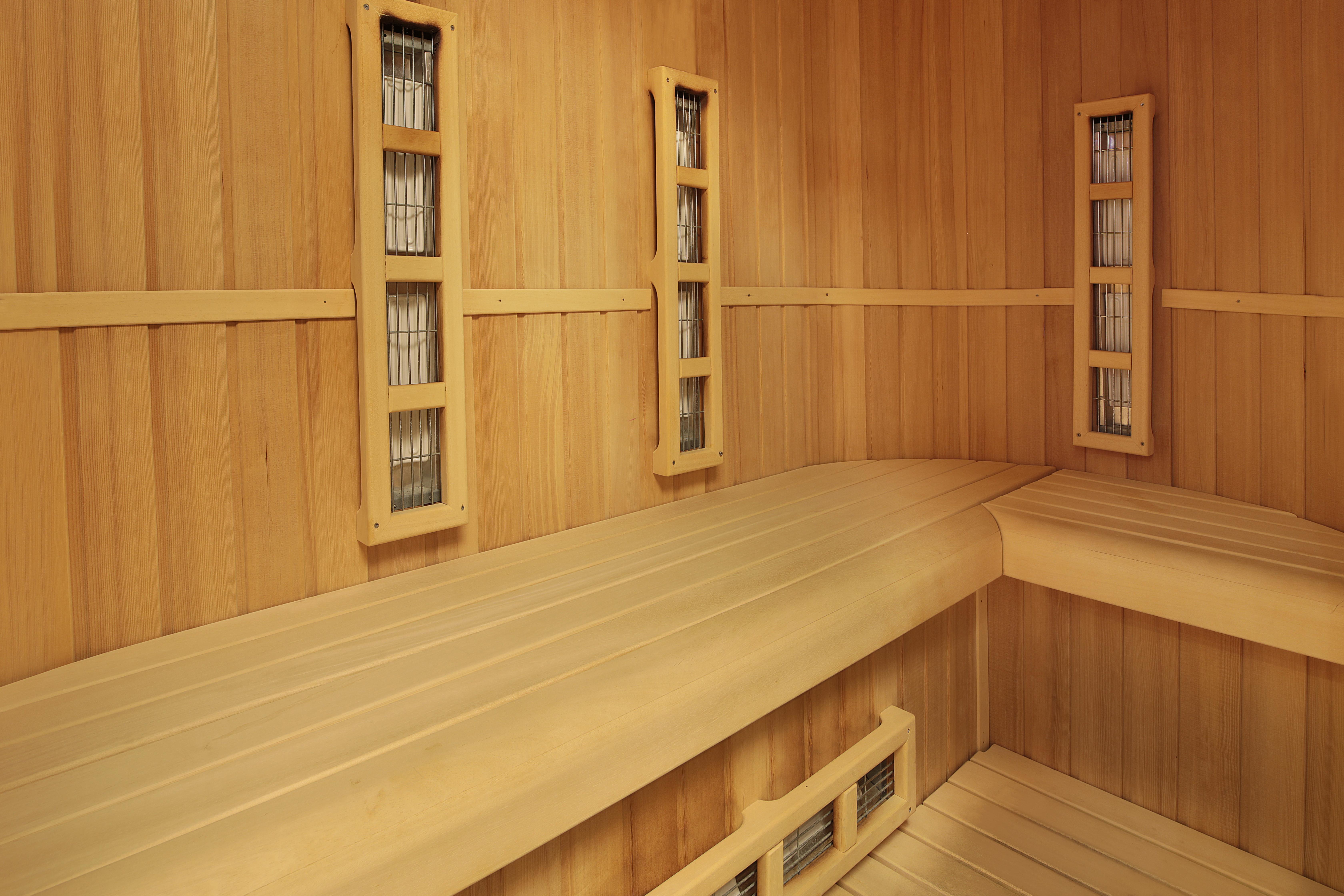 Retro Riverside Wellness Resort Karlsbad Buitenkant foto Sauna